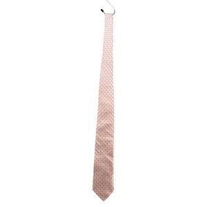 Nordstrom Necktie Pink Geometric Silk Tie Made in the USA Easter Wedding Spring‎